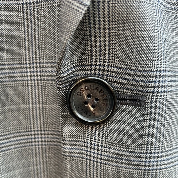 DSquared2 Houndstooth Wool Blazer, size 38 (US 4/6) - Picture 9 of 13